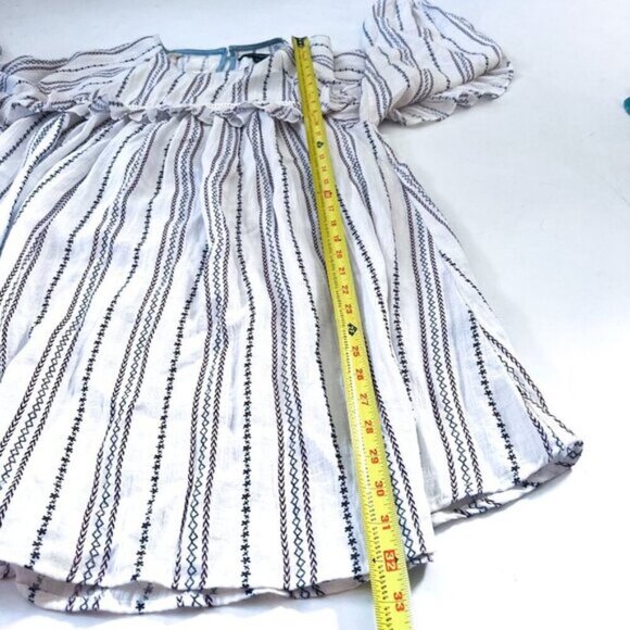 NEW ASOS embroidery smock mini dress small - Picture 12 of 15